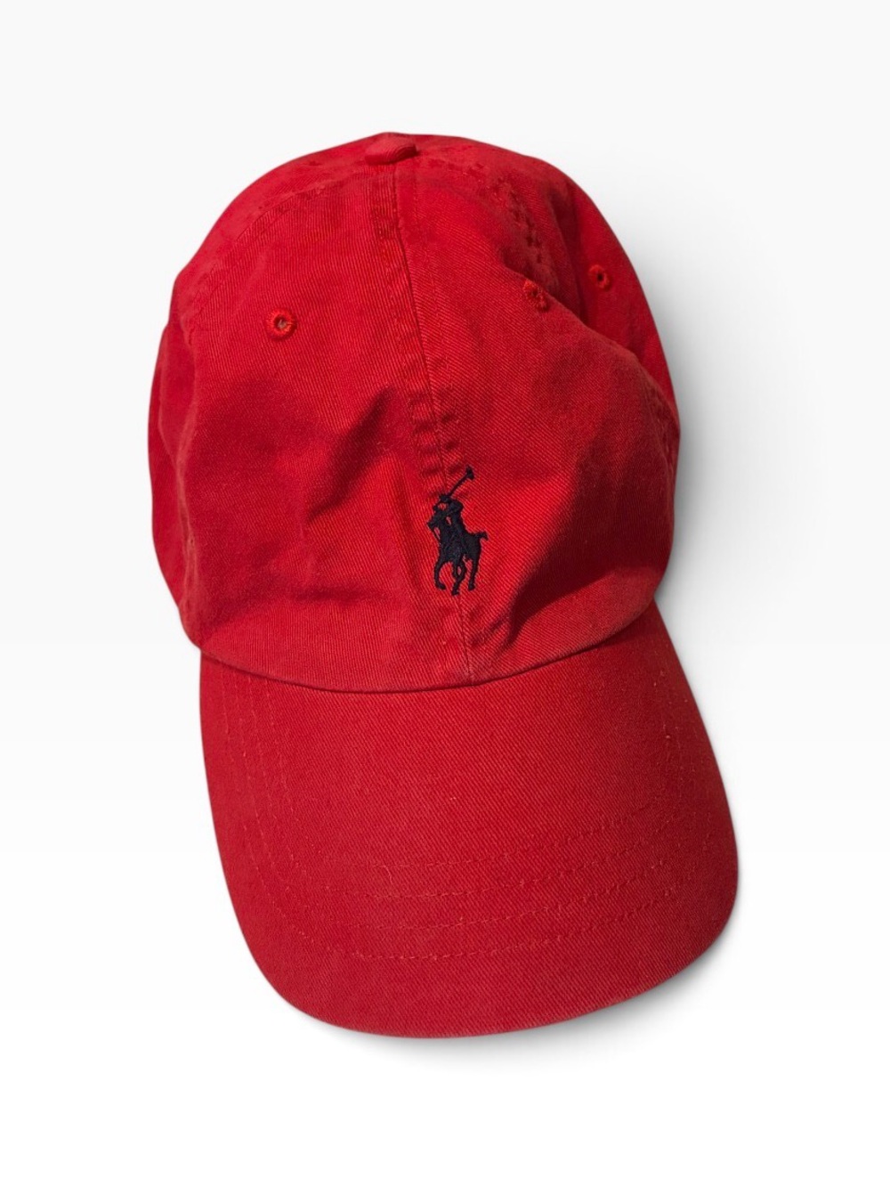 Polo Ralph Lauren Cap Spell Out Logo Golf Beach Baseball Red Navy Horse Dad Hat